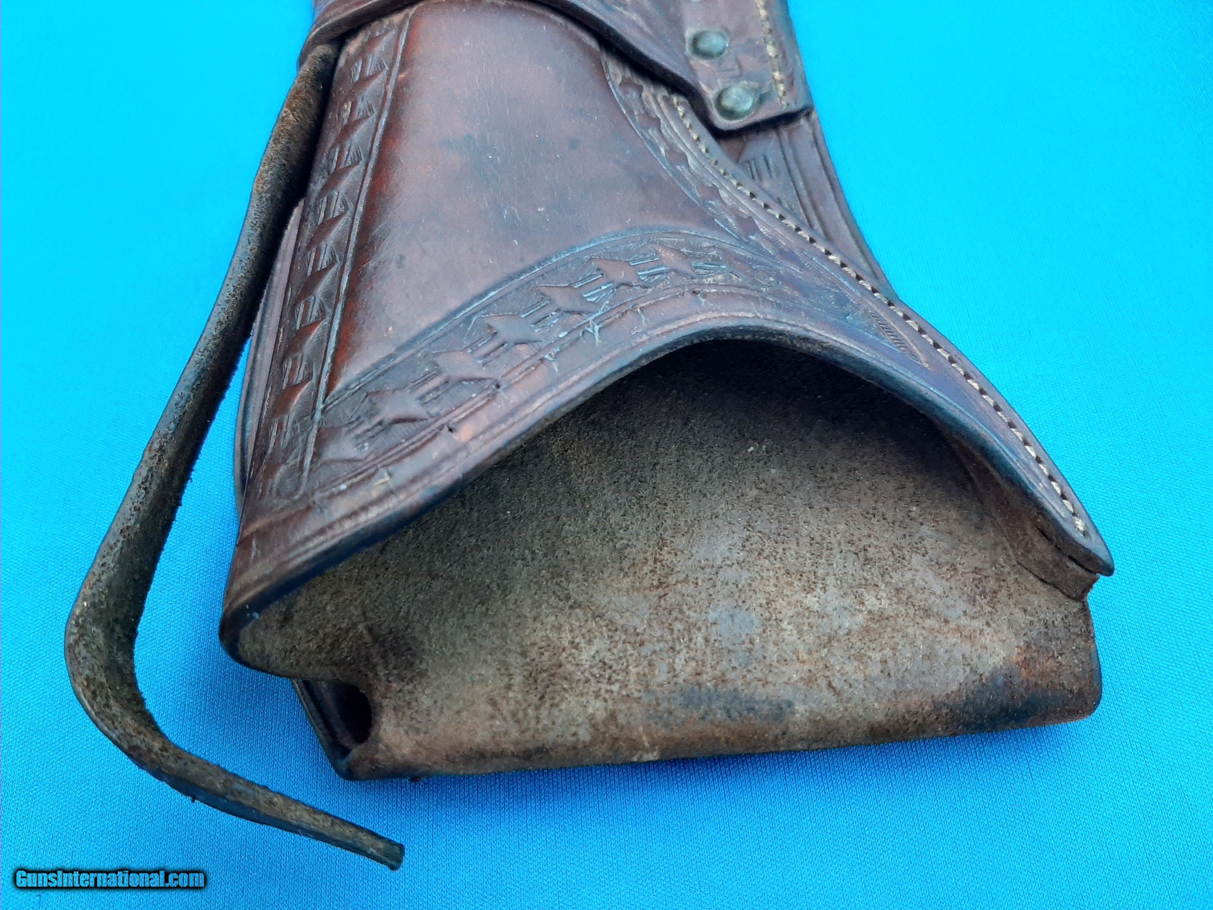 Antique Colt SAA Holster Texas Jock Strap 4 3/4"
