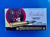 Weatherby 224 Magnum Full Box Excellent - 1 of 7