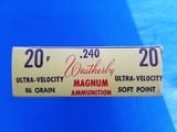 Weatherby 240 Magnum Full Box Excellent - 3 of 7