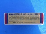Winchester 7.65mm Luger Full Box Excellent - 6 of 8