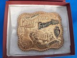 101st Cheyenne Frontier Days 1997 Gist Belt Buckle - 2 of 4