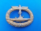 German WW2 U-Boat Badge GWL Maker
