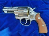 Ruger Speed Six 357 Magnum Engraved by Ken Hurst Shop - 3 of 12
