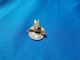 Vintage Hummingbird Pin 18K Gold - 7 of 7