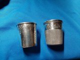 Shot Glasses Sterling "Only a Thimble Full"