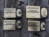 Browning Pistol, Revolver & Rifle Ammo Full Box - 1 of 2