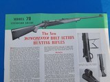 Winchester Model 70 Rifle Pamplet Original - 5 of 7