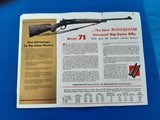 Winchester Model 71 Rifle 348WCF Original Pamplet - 2 of 4