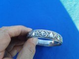 Antique Heavy Sterling Silver Bracelet - 4 of 5