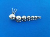 Caterpillar Pin Sterling Silver - 3 of 3