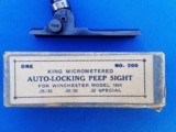 King Micrometer Tang Peep Sight for Winchester 1890 & 1906 Rifle - 2 of 9