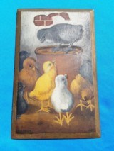 Painting of 8 Chick's by E.A. Caner circa 1884 - 4 of 5