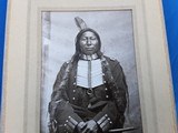 CDV of Chief Crow King Hunkpapa Lakota Chief Fought at Little Big Horn - 1 of 19