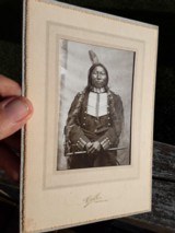 CDV of Chief Crow King Hunkpapa Lakota Chief Fought at Little Big Horn - 16 of 19