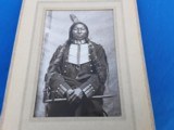 CDV of Chief Crow King Hunkpapa Lakota Chief Fought at Little Big Horn - 10 of 19