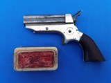 C. Sharps Pepperbox 22 Short Nickel Plated w/period UMC 22 Short Cartridge Box - 1 of 20