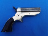 C. Sharps Pepperbox 22 Short Nickel Plated w/period UMC 22 Short Cartridge Box - 2 of 20