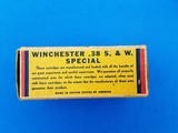 Winchester 38 S&W Special Cartridge Box Pre-War - 6 of 6