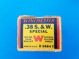Winchester 38 S&W Special Cartridge Box Pre-War - 3 of 6