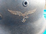 German WW2 Helmet M42 Luftwaffe - 13 of 14