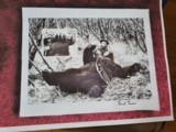 Fred Bear Signed Bow Hunting Photos w/Provenance - 11 of 13