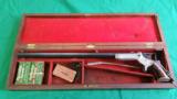 1872 J. STEVENS HUNTERS PET POCKET RIFLE/BICYCLE RIFLE .32 RIMFIRE EXCELLENT CONDITION All Matching!! - 1 of 15