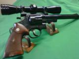 Rare 4 Screw Pre-Model 29 Smith & Wesson .44 Magnum Revolver with Redfield 4X scope - 1 of 15