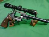 Rare 4 Screw Pre-Model 29 Smith & Wesson .44 Magnum Revolver with Redfield 4X scope - 2 of 15