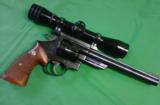 Rare 4 Screw Pre-Model 29 Smith & Wesson .44 Magnum Revolver with Redfield 4X scope - 15 of 15