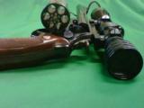 Rare 4 Screw Pre-Model 29 Smith & Wesson .44 Magnum Revolver with Redfield 4X scope - 5 of 15