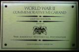 NEVER FIRED Limited Edition Commemorative WWII M1 GARAND rifle by The American Historical Foundation w/ Display Case - 4 of 15