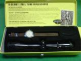 WEAVER CLASSIC 80th Anniversary Edition MODEL K RIFLESCOPE by Onalaska Operations w/Limited Edition TIMEX WATCH - 14 of 14