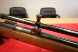 Winchester Model
52..22 LR
Custom
match
rifle with Lyman Super Target Scope on a custom RH Thumbhole Stock - 3 of 10