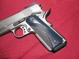 Smith and Wesson 1911 Performance Center Stainless .45 ACP 5-inch 8Rds G10 Grips Glass Bead - 7 of 11