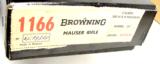 Gorgeous Browning Belgium Safari Rifle 300 H&H Mfd 1962 “NIB” New In the Original Box - 4 of 13
