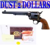 Colt SAA 7 1/2" 357 Magnum 3rd Gen B/CC New In Box Unfired Unturned with Papwerwork - 1 of 15