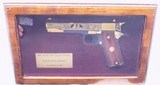 Colt 1991A1 Army Air Corps Tribute 45 ACP Pistol 24 Karat Gold #11 of 300 Mint Unfired In Display Case - 10 of 10