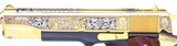 Colt 1991A1 U.S. Army Tribute 45 ACP Pistol 24 Karat Gold #16 of 300 Mint In Display Case W/Colt Box - 3 of 10