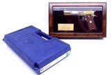 Colt 1991A1 U.S. Army Tribute 45 ACP Pistol 24 Karat Gold #16 of 300 Mint In Display Case W/Colt Box - 10 of 10