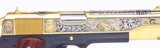 Colt 1991A1 U.S. Army Tribute 45 ACP Pistol 24 Karat Gold #16 of 300 Mint In Display Case W/Colt Box - 5 of 10