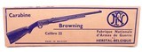 Browning Belgium TROMBONE 22 LR Pump Mint Unfired In The Box All Matching Numbers Rifle and Box Complete With Packaging - 10 of 10
