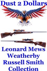 Early Leonard Mews Weatherby Custom Rifle Made for Dr. Russell C. Smith in the late 1940’s 300 Weatherby 26" - 1 of 1