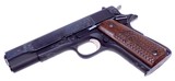 Gorgeous Steve Huff Engraved Colt Government MK IV 70 Series 1911 .45 ACP Pistol Cased - 11 of 16