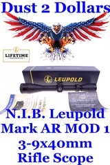NIB Leupold Mark AR MOD 1 3-9x40mm Rifle Scope Model 115389 AR15 BDC Dial for 223 5.56 55 Grain FMJ Ammunition - 1 of 8