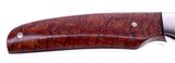 PRISTINE
Gaetan Beauchamp Custom Fixed Blade Knife with the Original Sheath Very Nice - 4 of 11