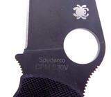 Spyderco Military Model G-10 Black with Plain Black Blade in As New Condition With No Box - 5 of 7
