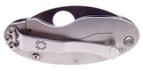 Spyderco C29GFBLP Cricket VG10 Blade with Blue Nishijin Glass Fiber Handle As New Condition No Box - 4 of 5