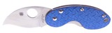 Spyderco C29GFBLP Cricket VG10 Blade with Blue Nishijin Glass Fiber Handle As New Condition No Box - 2 of 5