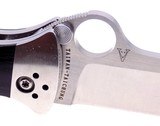 Spyderco Sub Hilt Vallotton Plain Edge Folding Knife Polished G-10 Scales Excellent Condition Not Carried - 4 of 7