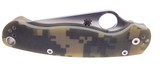 Spyderco C36 Military Model Folding Knife with G10 Digital Camo Scales with a CPM S30V Blade Not Carried - 7 of 7